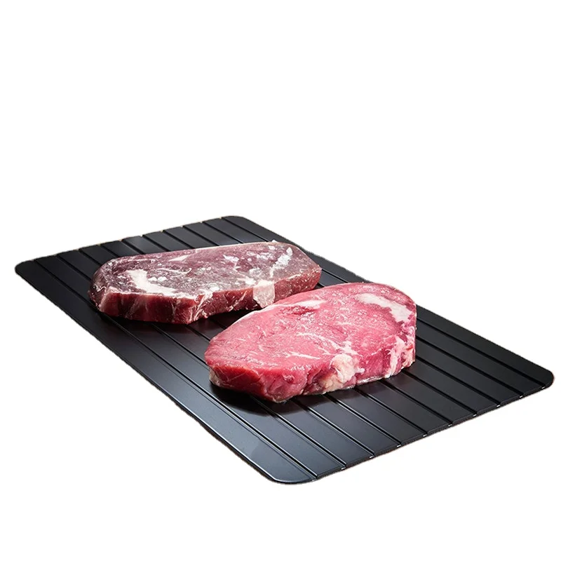 

Frozen Meat Beef Fish Seafood Chicken Defrost Tray in Minutes Home Restaurant Fast Thawing Kitchen Tools