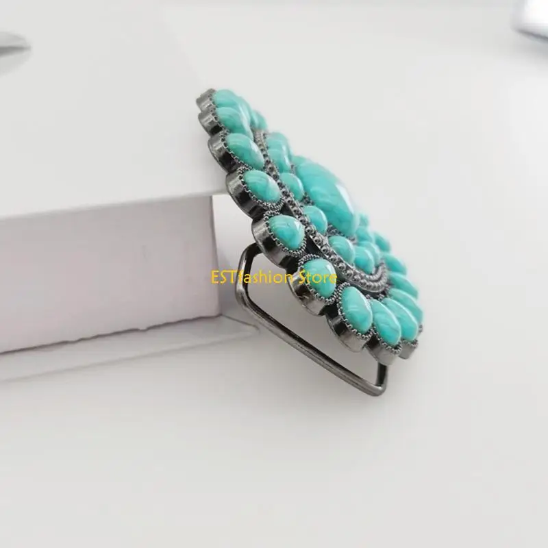 

Y5GC Этнический ремень с пряжкой для замены поясного ремня аксессуары для одежды для подростков