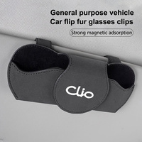 New style Car Glasses Sun Visor Holder Multi-function Sunglasses Eyeglass Clip  For Renault Clio Koleos Megane Espace QM6 Kadjar