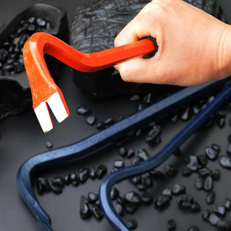 Heavy Duty Crowbar Strike Cap, Extrator de Unhas Formão, Ferramenta de Reparo do Carro, Removedor, Ferramentas Manuais de Remoção, Pry Bar, 25 cm, 35 cm, 45cm