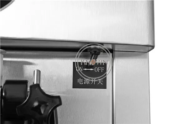 Machine à crème glacée en acier inoxydable 304, 3 saveurs, avec fourmi R410 indispensable