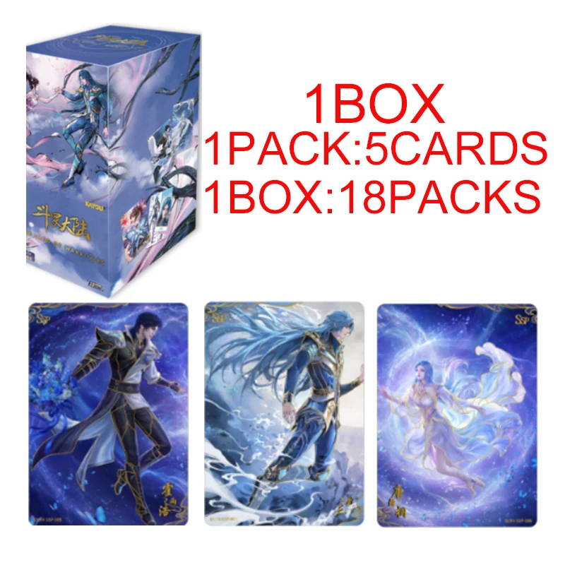 Kayou Soul Land Eternal Version 1 Box Anime Collectible Trading Card 5 Cards/Pack 18 Packs/Box for Fans Hobby Collection