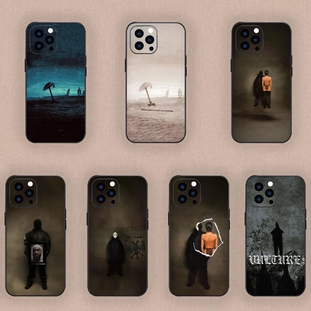 Vultures 2 Rapper Kanye West Ye Phone Case For Xiaomi 12 11 Pro Redmi Note7 8 9 K40Pro Black Shell