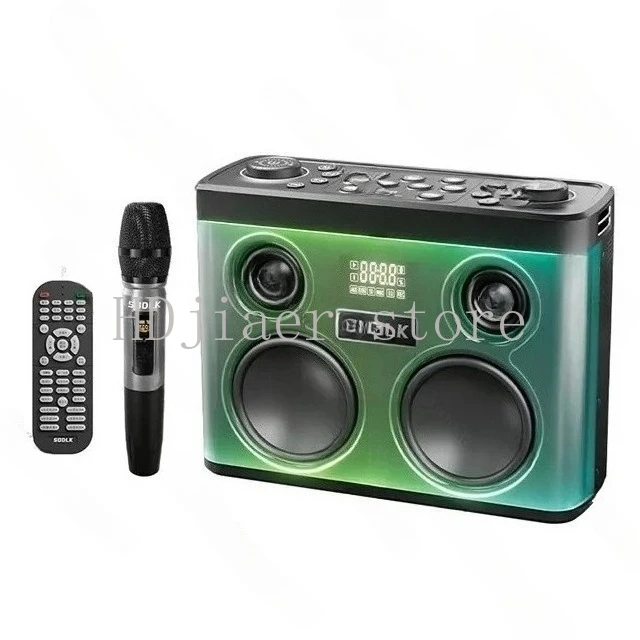 

SODLK S1368 Gaming Karaoke Professional Speakers - Portable with 320W Loud Stereo Sound & Rich Bass RGB Speaker