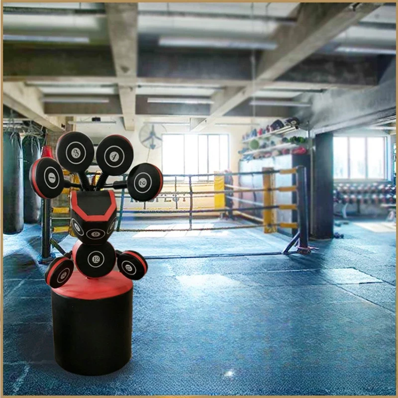 Multi-target multi-function multi-angle boxing target adjustable vertical sandbag