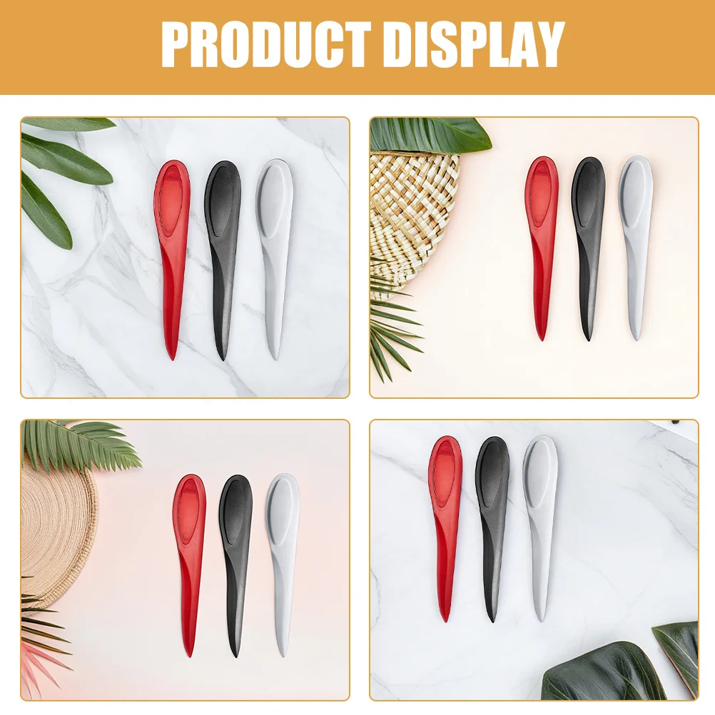 5 pçs alça de plástico costura vinco ferramenta marcador de costura ergonômico para tecido dobrável alfaiate costura presser carta abridor design