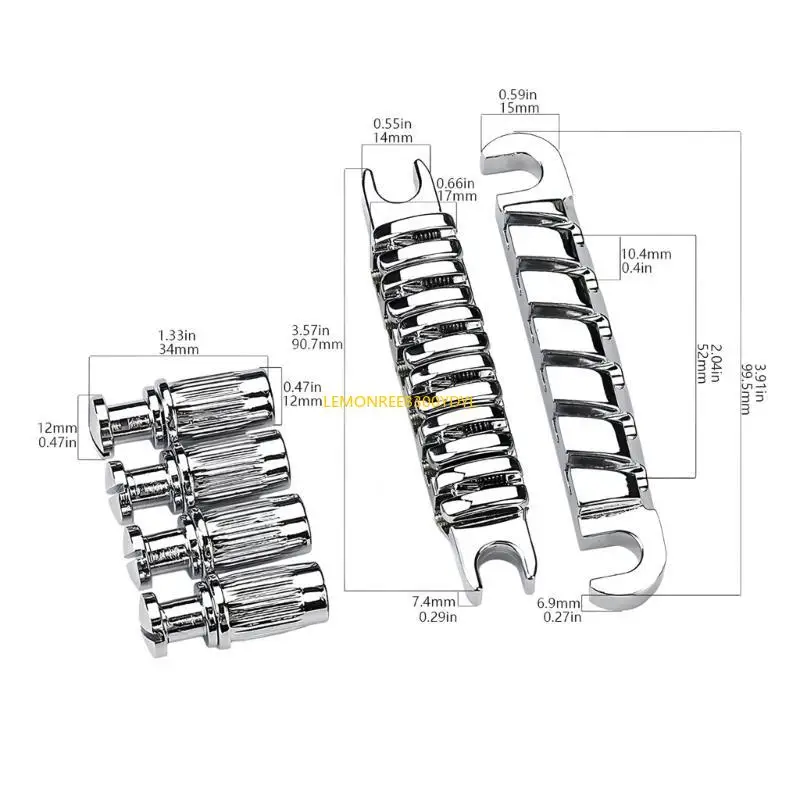 

270C Guitar Bridge Tailpiece 6 String Electric Guitar Bridge Guitar Accessories