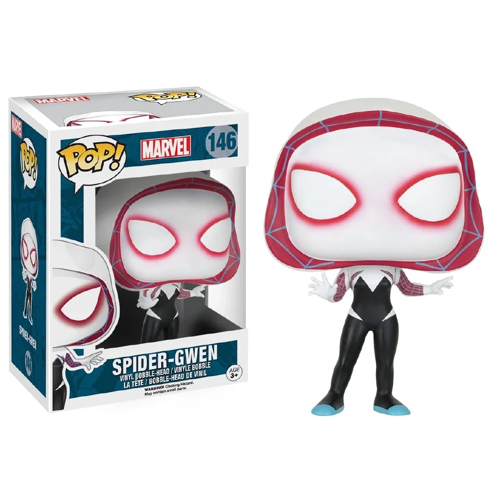 Funko Pop Action NEW Arrival Spider-Gwen #146 Spider-Woman #392 #333 figurka figurka winylowa zabawka-model do kolekcjonowania z pudełkiem