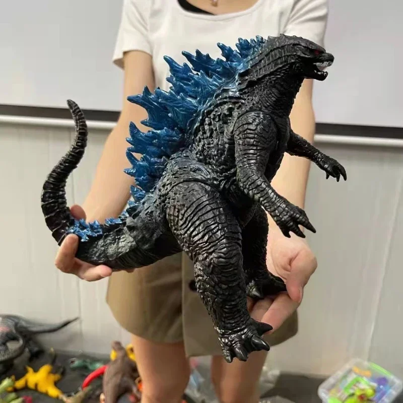 24cm Godzilla King of Monsters Runaway Mechanical Red lotus Planet Godzilla Action Figure Collection Model Toy Kid Birthday Gift