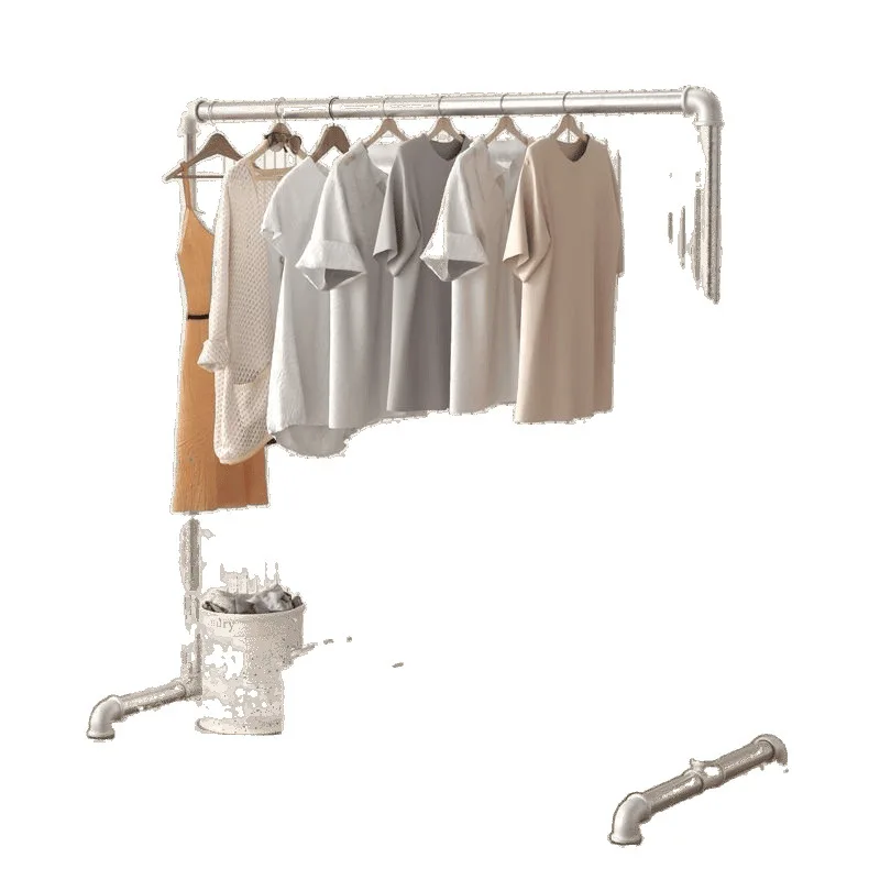 

Thickened single rod ultra-thick steel pipe simple drying rack household balcony bedroom windproof strong quilt drying