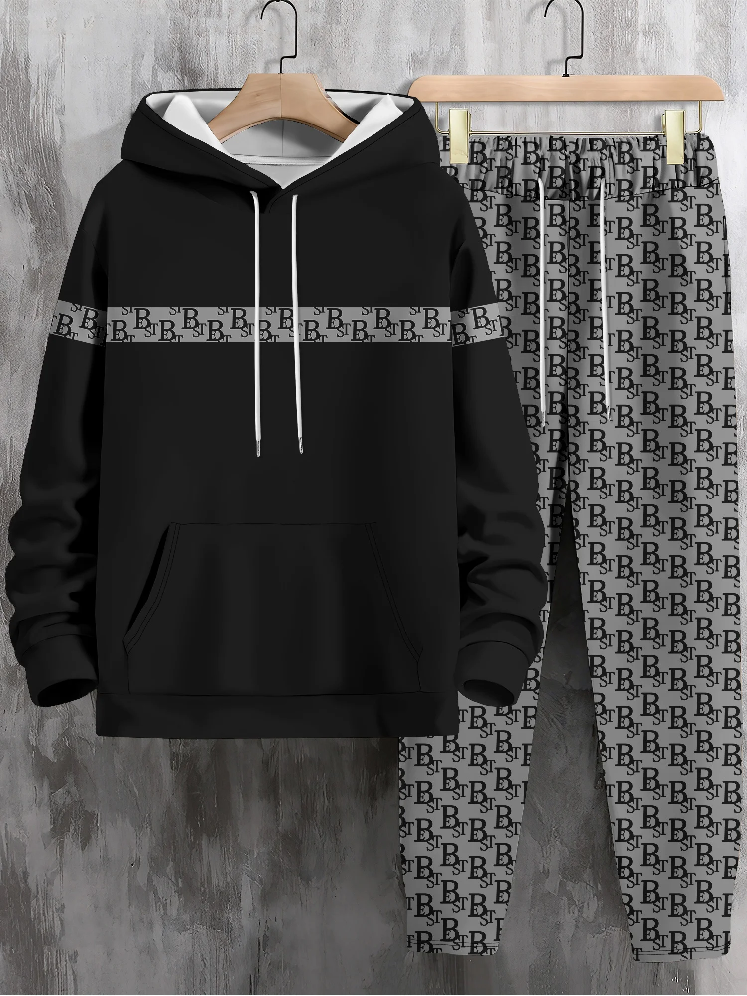 

Hoodies Autumn Winter Single Sweatshirts and Sweatpants Men High Quality Casual Versatile Daily Sports Men's Tracksuit Fashion