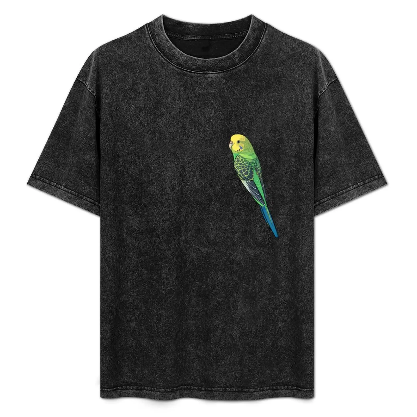 

Opaline Green Budgie T-Shirt Gym Wear Breathable Short Sleeve Tee