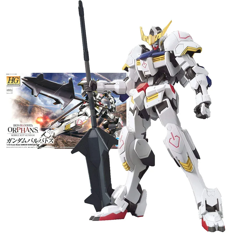 BANDAI HG IBO 01 1/144 Anime Iron-blooded Orphans ASW-G-08 Gundam Barbatos Assembly Plastic Model Kit Action Toy Figures Gift