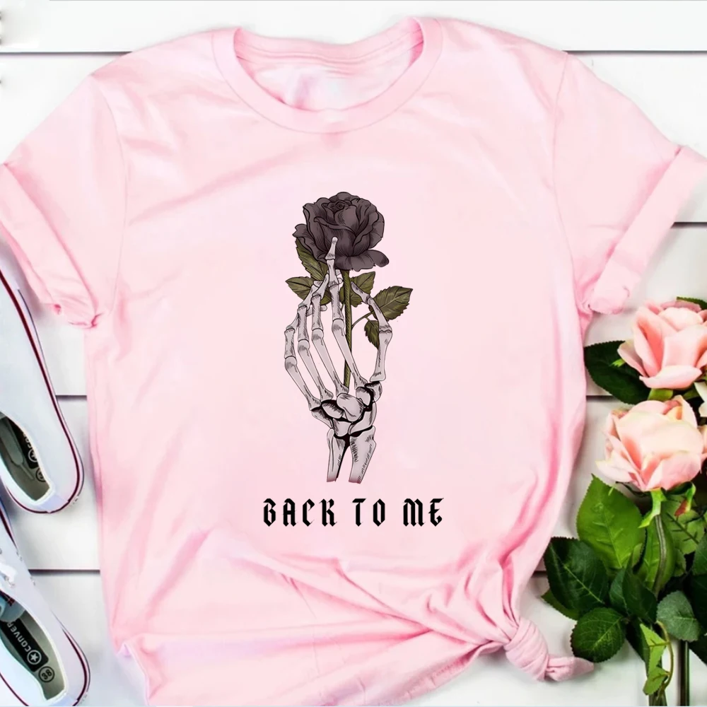 The Rose Back To Me T-Shirt Kpop Shirts The Rose Kpop Tee Y2k Top Vintage K-Rock Shirt Dual Album Black Rose Gift