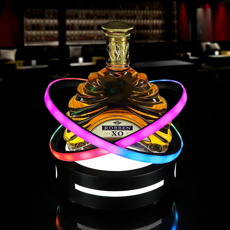 

Cross-border spot LED luminous wine seat champagne tray bar KTV nightclub foreign wine display stand ring creative set
