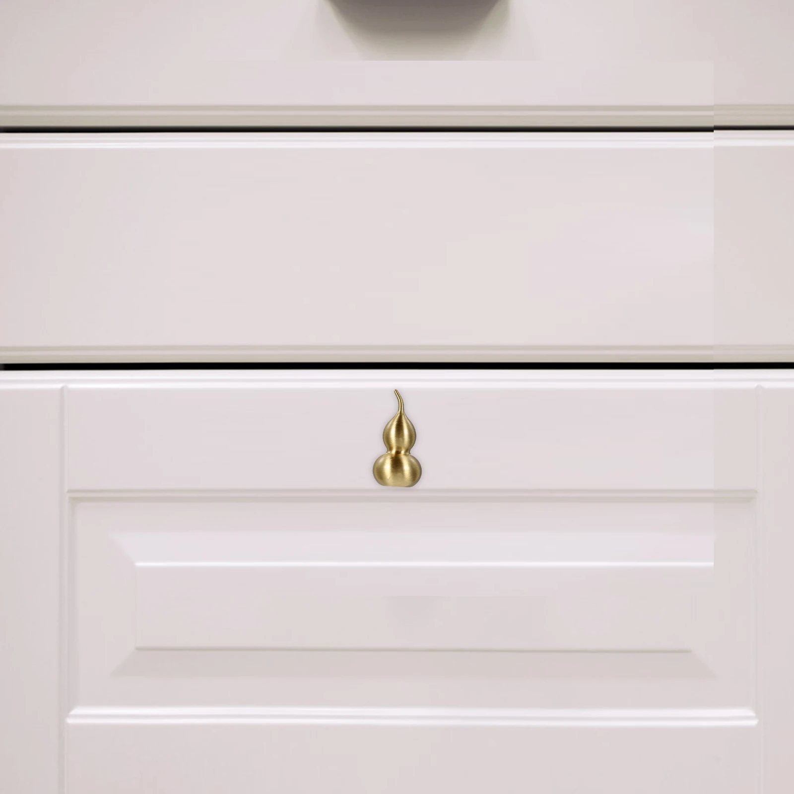 

Brass Gourd Shaped Drawer Handle Cabinet Pull Shoe Cabinet niture Knob Easy Install Durable Vintage Metal Hardware