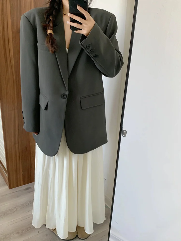 

Women Winter Coats Office Wear Woman Stylish Slimming Elegance Versatile White Short-Sleeved European American Style Simple