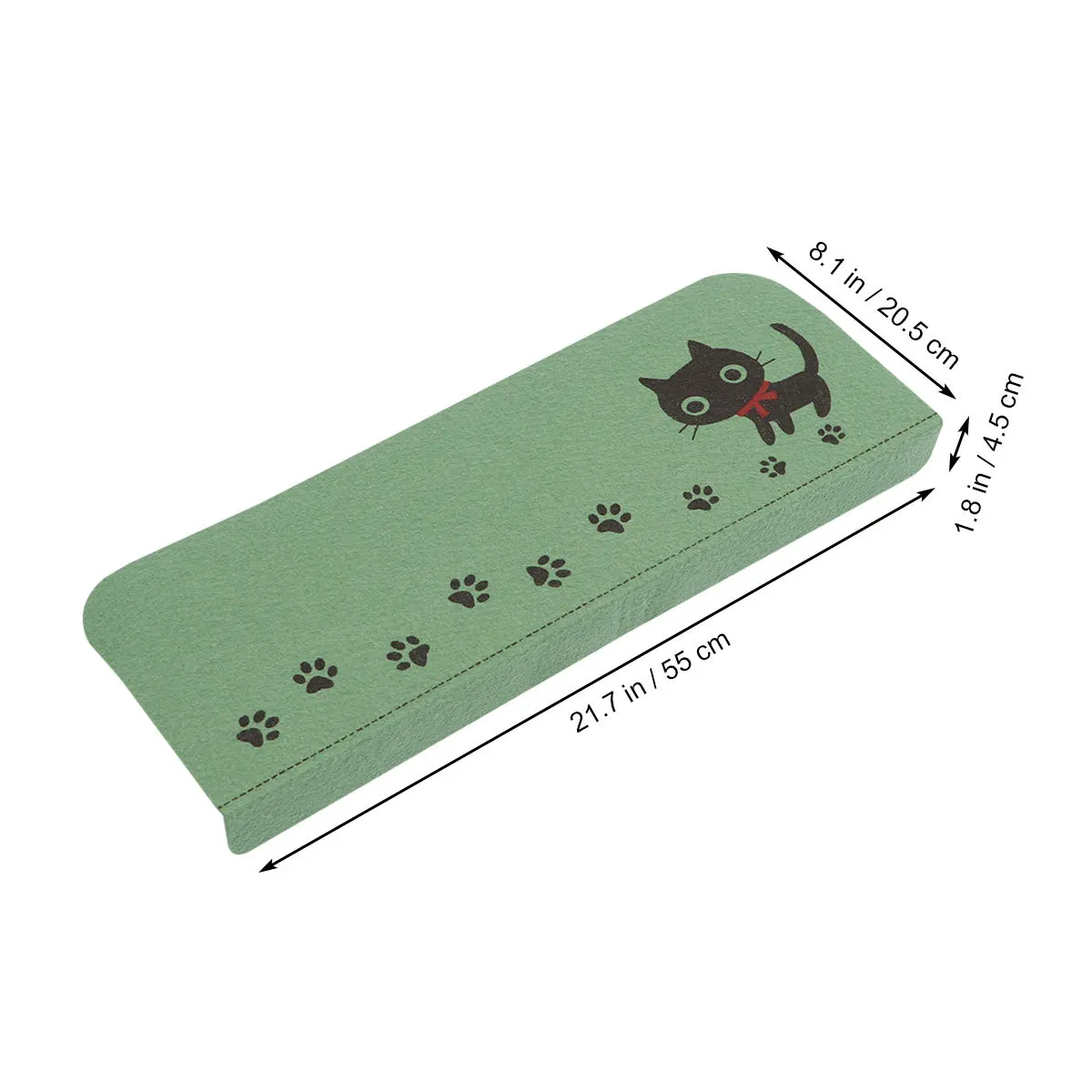 5 قطعة المضادة للانزلاق درج معالج هريرة نمط قابل للغسل كوتابل بولي كلوريد الفينيل البوليستر الحصير لأدوات سلامة الدرج #5