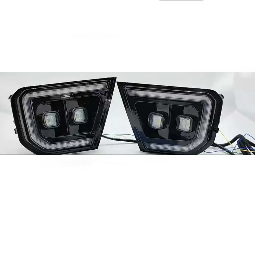

1 Pair Front Bumper Fog Lights Foglight Turn Signal for Ford Ranger T9 2022 2023 High Configuration Car Replacement Parts