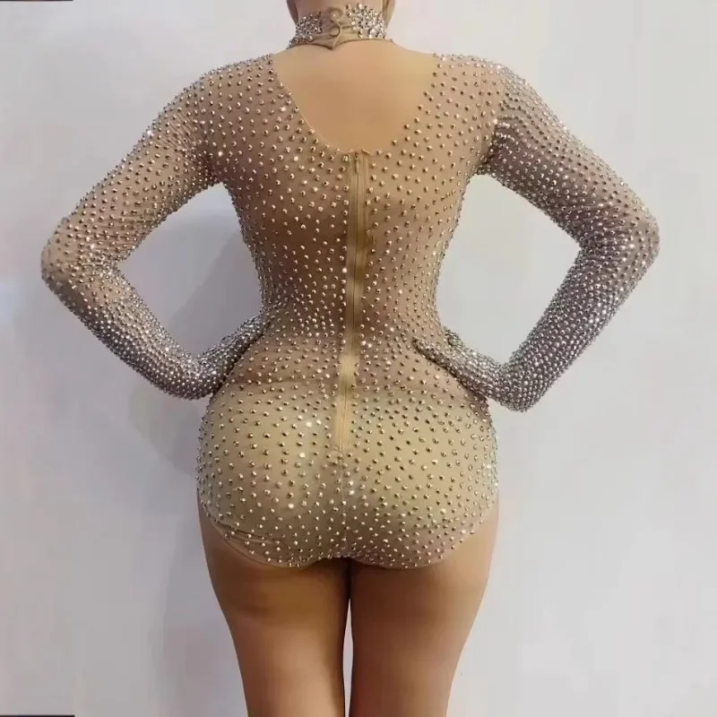 Rayla Full Glove Bodysuit Luxury Show Birthday party stage outfit