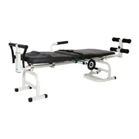 Massage table for stretching cervical vertebrae cervical and lumbar traction stretcher