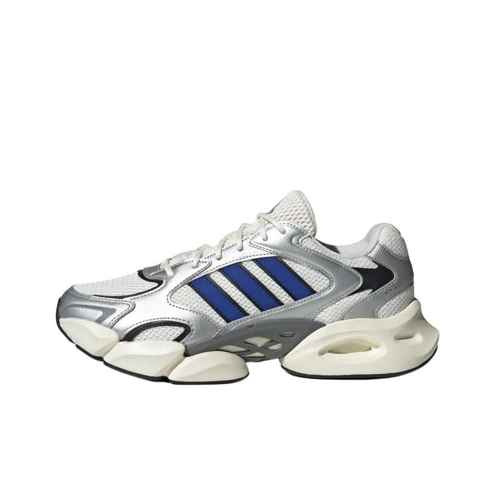 Adidas MEGASTRIDE Low top Chunky Sneakers Unisex White Silver JR6330