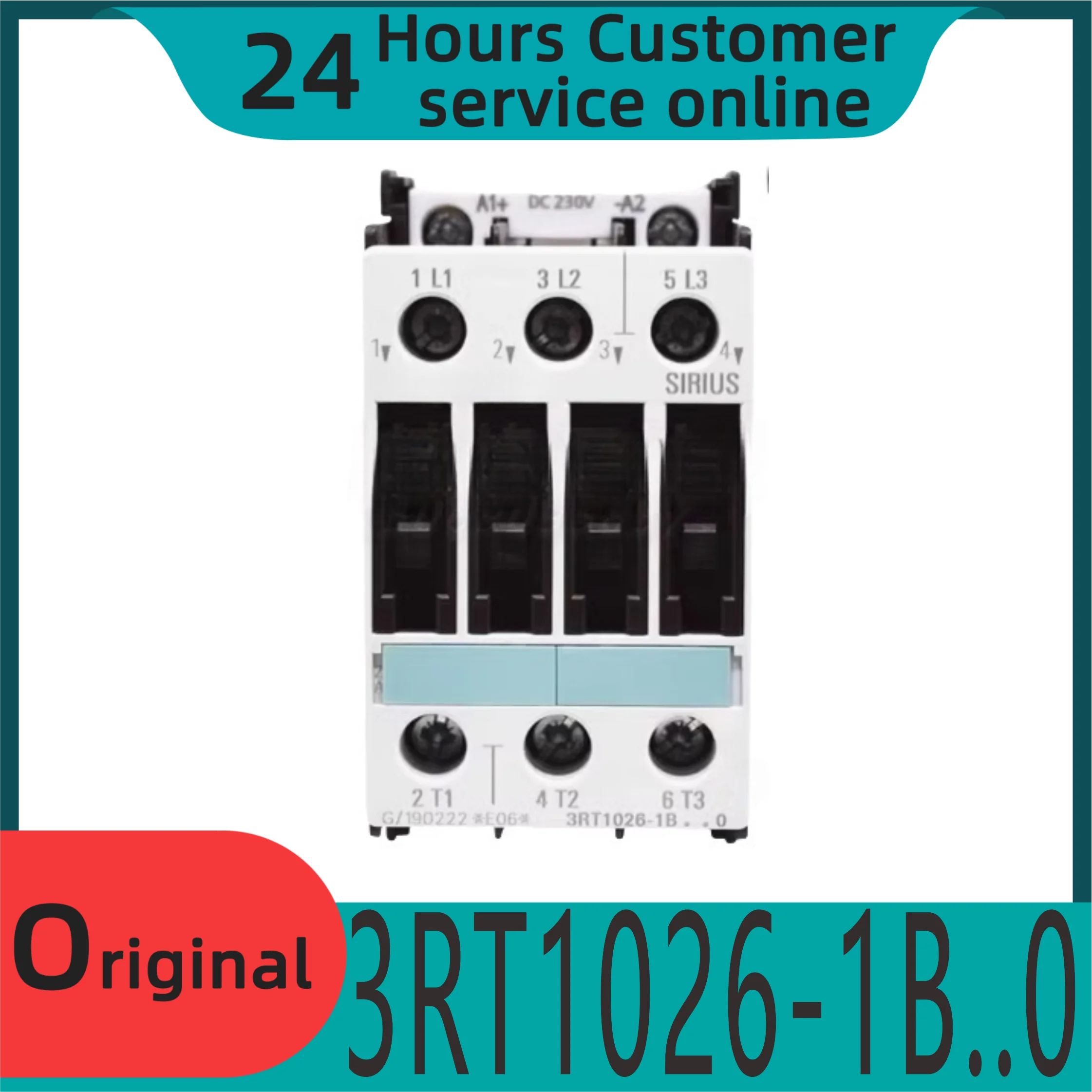 

Совершенно новый оригинальный 3RT1026-1B 0 Tongli Elevator 3RT1026-1BP40 Контактор постоянного тока 230 В постоянного тока