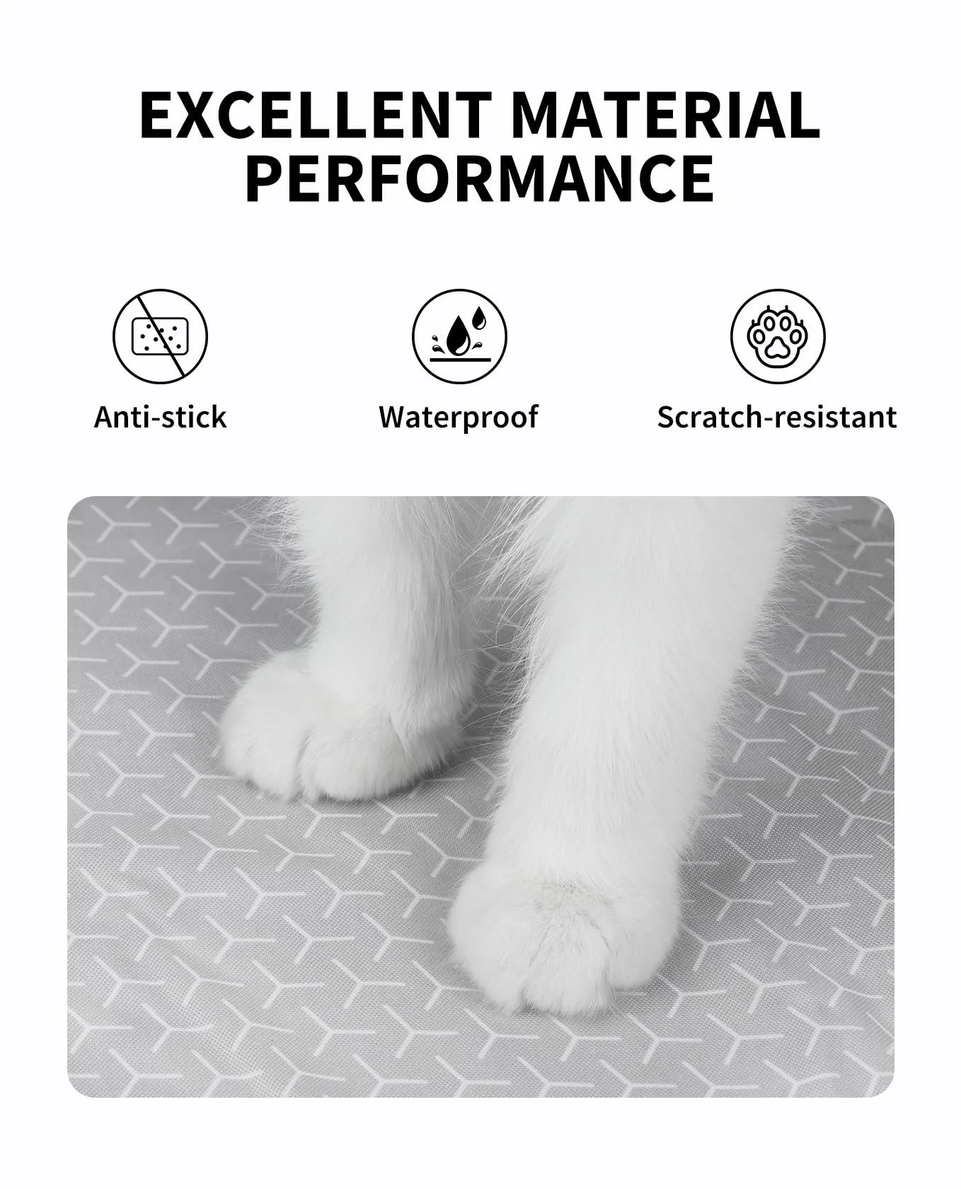 Schützende Katzenklo-Matte Kompatibel mit PETKIT Pura Max 2 Purobot Max Pro Wasserdichtes Kratzfestes Ersatzpad – Detail 2