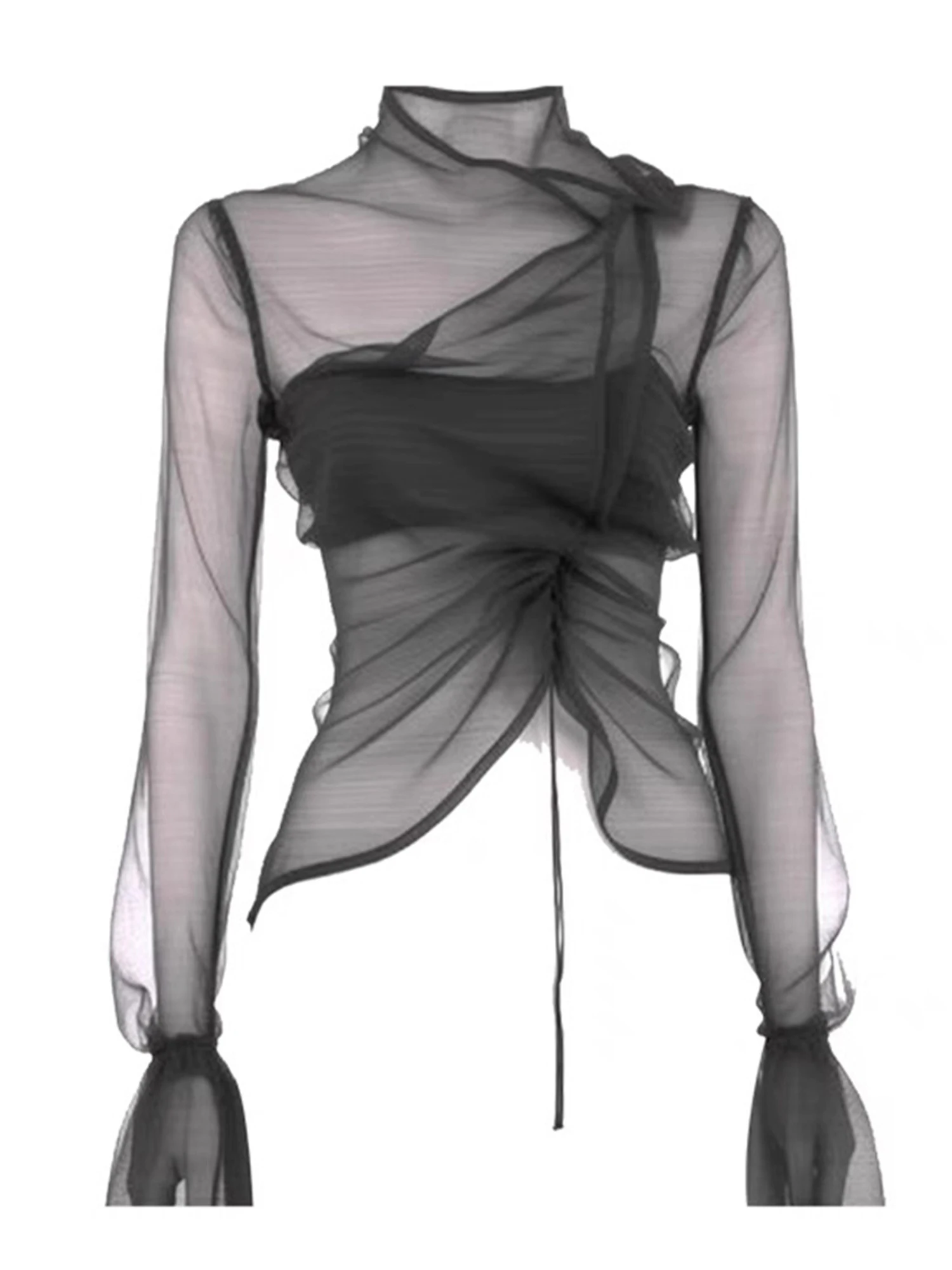 Bla Me Long Sve irt تنورة نسائية عالية الخصر مكونة من قطعتين قابلة للتنفس للتنقل Sle خريف جديد... #2