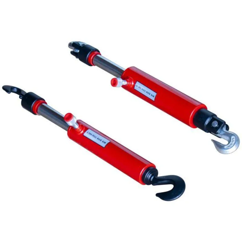 5 Ton 10 Ton 20 Ton Hydraulic Pull Back Cylinder Pedal Pump Long Stroke Tensioner For Frame Straightening