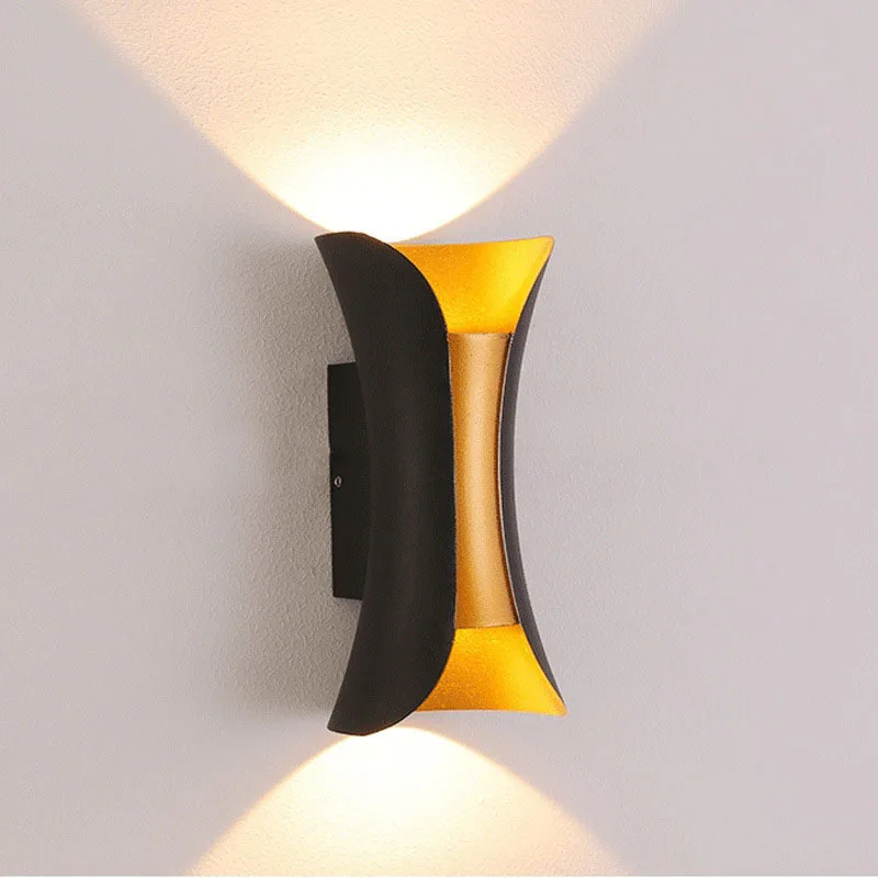 High Quality Wall Mounted Up And Down Wall Light 7w Ip65 Waterproof Modern Outdoor Decorative Wall Lamp