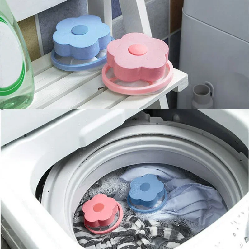 Catch Lint Washing Machine Laundry Ball Floating Pet Fur Lint Hair Catcher Clothes Cleaning Hair Removal Reusable Mesh Bag Pouch