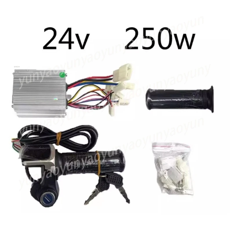 250 Watts 350 Watts 500 Watts 800 Watts, Brush Controller Throttle Kit, Universal Electric Vehicle Speed Control Assembly