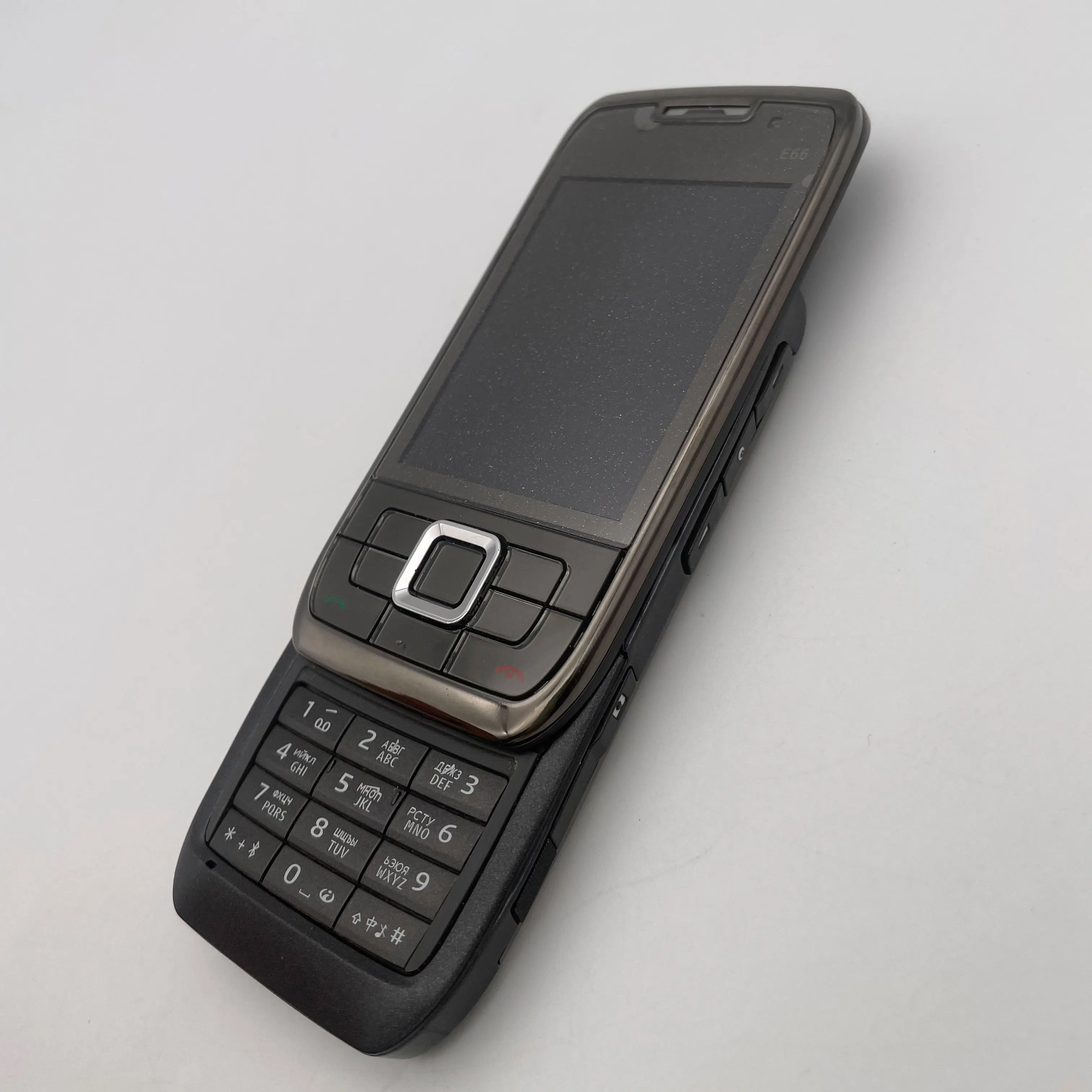 الأصلي مقفلة E66 WIFI واحد Sim GSM 900/1800 2G/3G الهاتف المحمول لوحة المفاتيح العربية الروسية المصنوعة في فنلندا #5