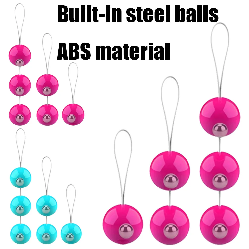 Kegel Balls Vaginal Trainer ABS Steel Ball Ben Wa Geisha Pelvic Floor Exercise Tightening Set for Women