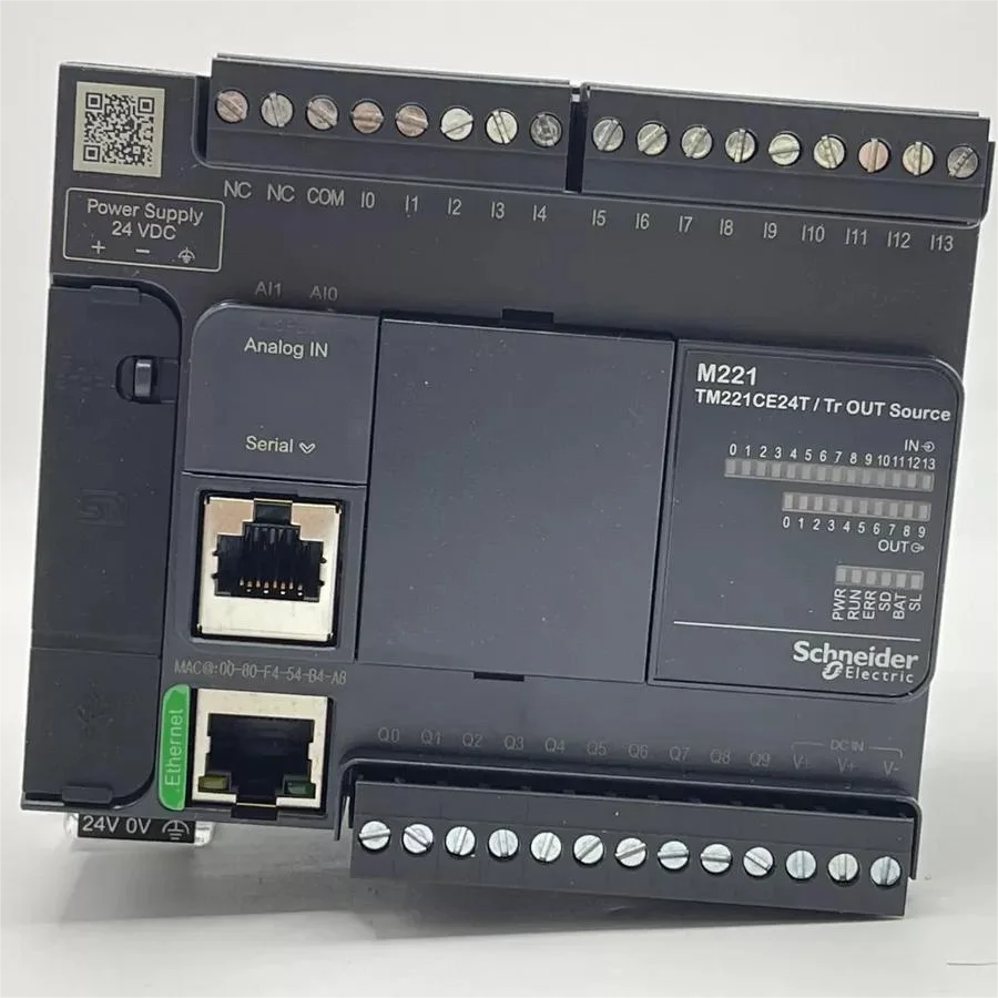 

Original New Electric Modicon M221 TM221CE24T Programmable Logic Controller (PLC)