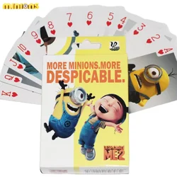 Spregevole Me Minions Gru simpatiche carte da gioco animazione creativa Cartoon Cute Fun Collection carte da gioco giocattoli da gioco per bambini