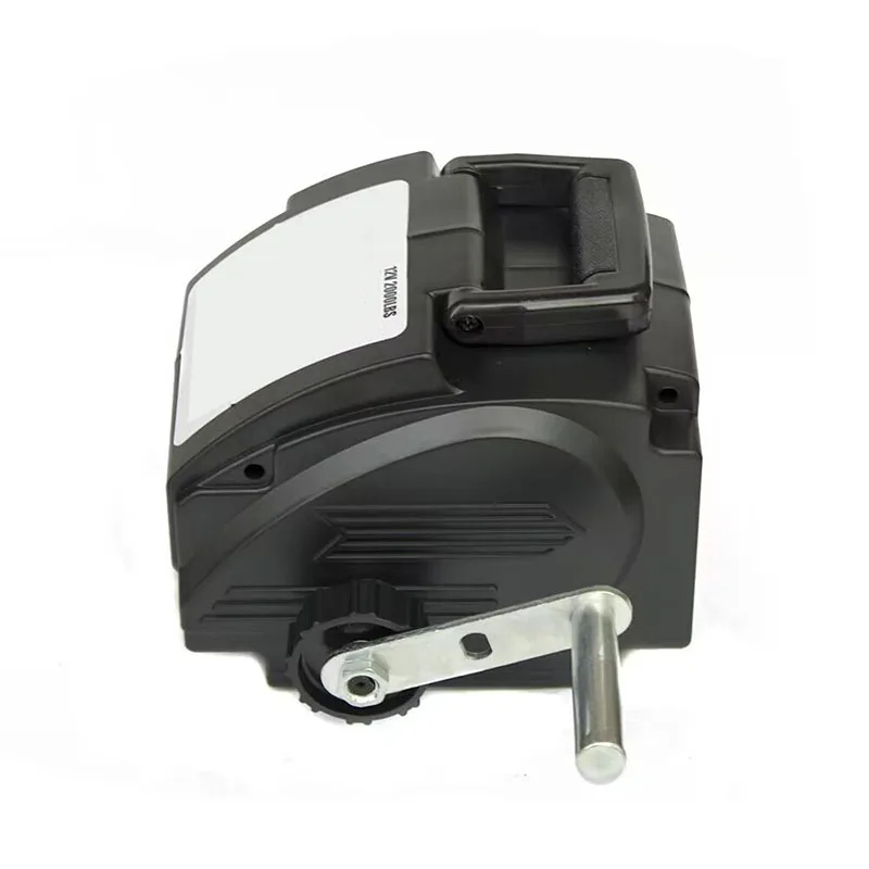 Useful Electric Marine Winch 12V Rubber Boat Yacht Portable 2000lbs Capacity Small Crane Tractor for Water Sports