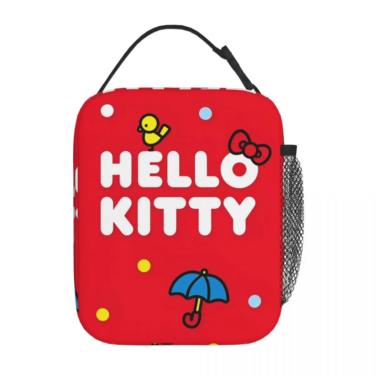 

Изолированные сумки для обеда с логотипом Hello Kitty, сумка-холодильник, многоразовый контейнер для еды, большая сумка для обеда, сумка для мужчин и женщин, колледж, путешествия
