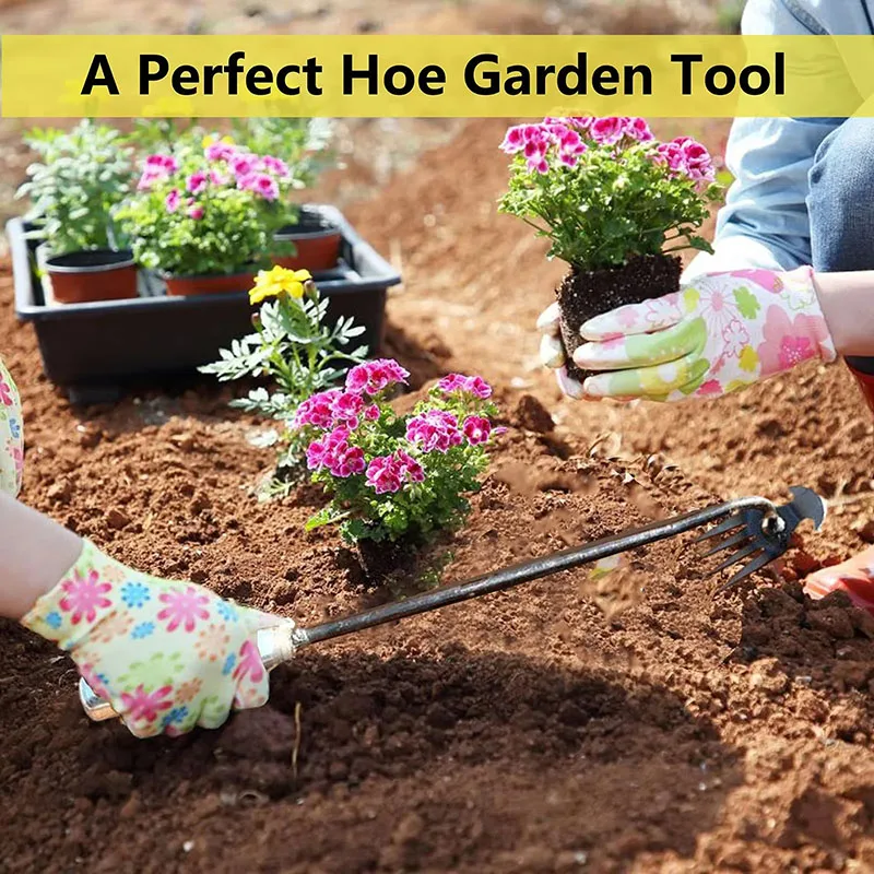 30/40/50cm Hand Weeder Tool with Long Handle Manual Weed Digger for Yard Lawn Farmhouse Gardening - Image 3
