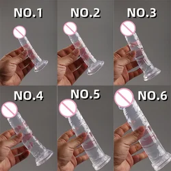 Dildo Jelly Oversized Sex Toy For Women Artificial Female Anus Dildos Gay Masturbation G-spot Orgasm Simulated Penis Erotic Shop