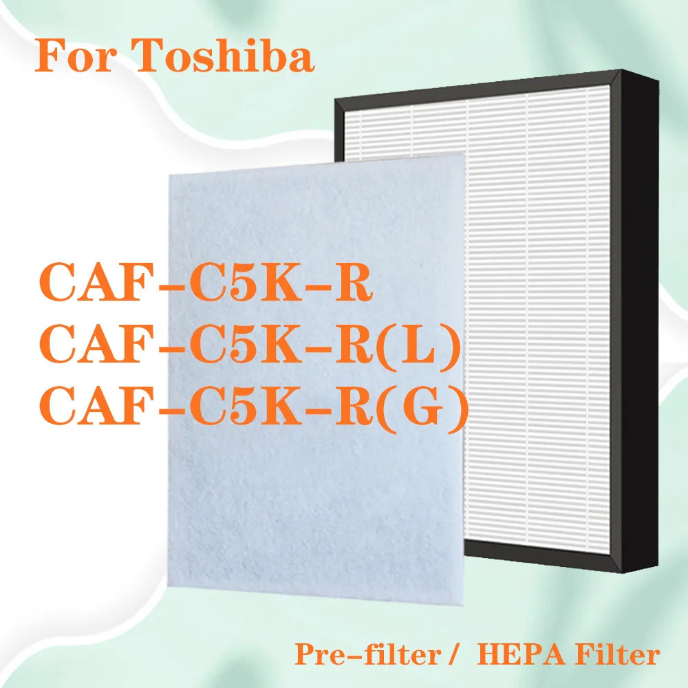 Substituição do filtro HEPA para purificador de ar Toshiba, CAF-C5K-R CAF-C5K-R(L) CAF-C5K-R(G)