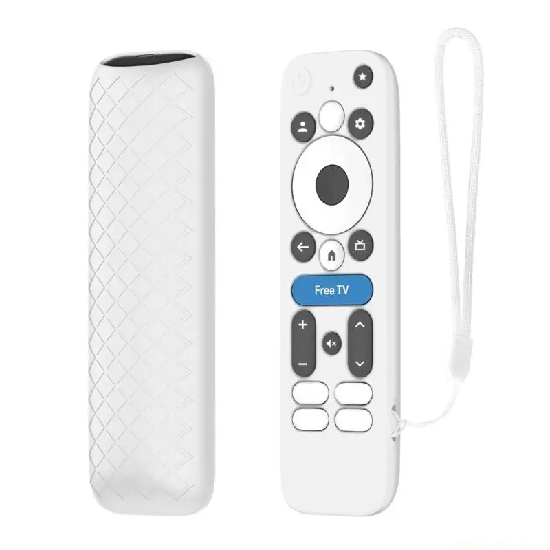 M5TD Shockproof Remote Control Case For onn.GoogleTV Box 4KPro Remote Cover Full Body Protections NonSlip Grip Shell