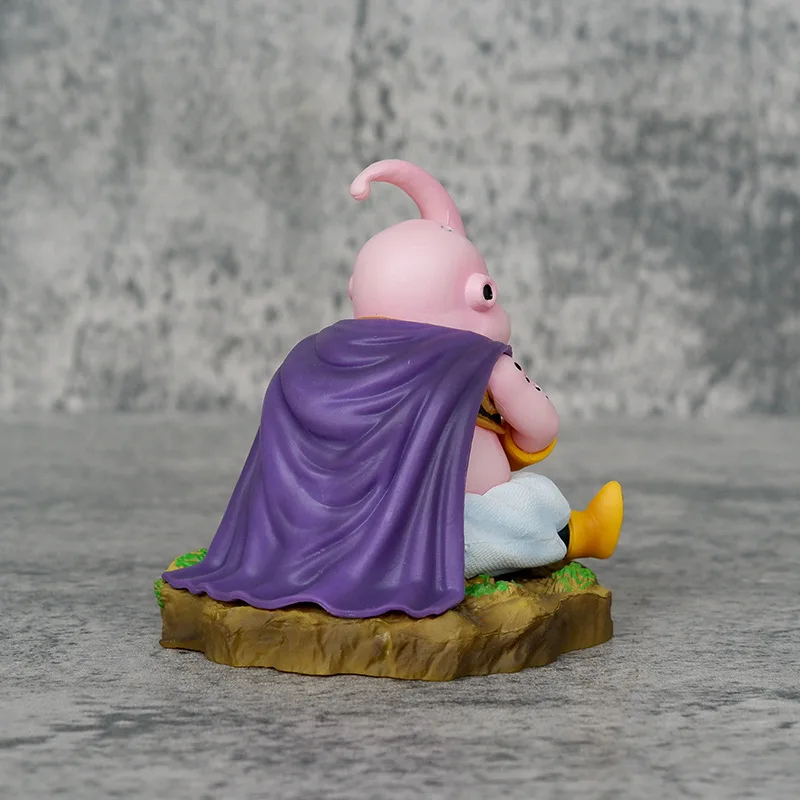 8cm Dragon Ball Majin Buu Anime Figures Q Version Figurine Pvc Statue Model Toys Collectible Doll Decoration Desktop Toys Gift