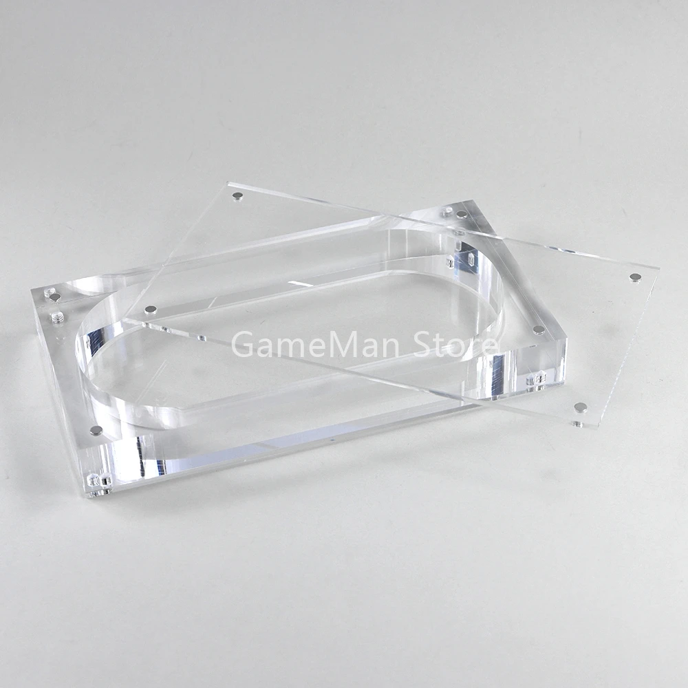 Alta Transparência Acrílico Caso para PSVITA, Game Console, Tampa Magnética, Display Case, Caixa De Armazenamento, PSV1000, PSV2000, 1Pc