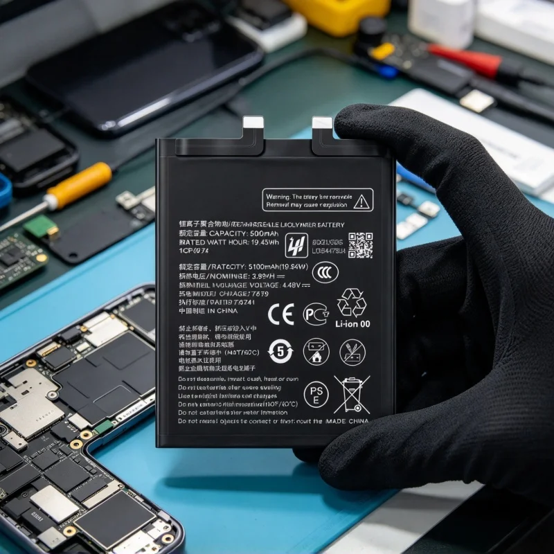 Li3949T44P8H776759 Large Capacity Battery 5100mAh for ZTE Nubia Z50S Pro NX713J Batteries New High Quanlity Stable and Durable