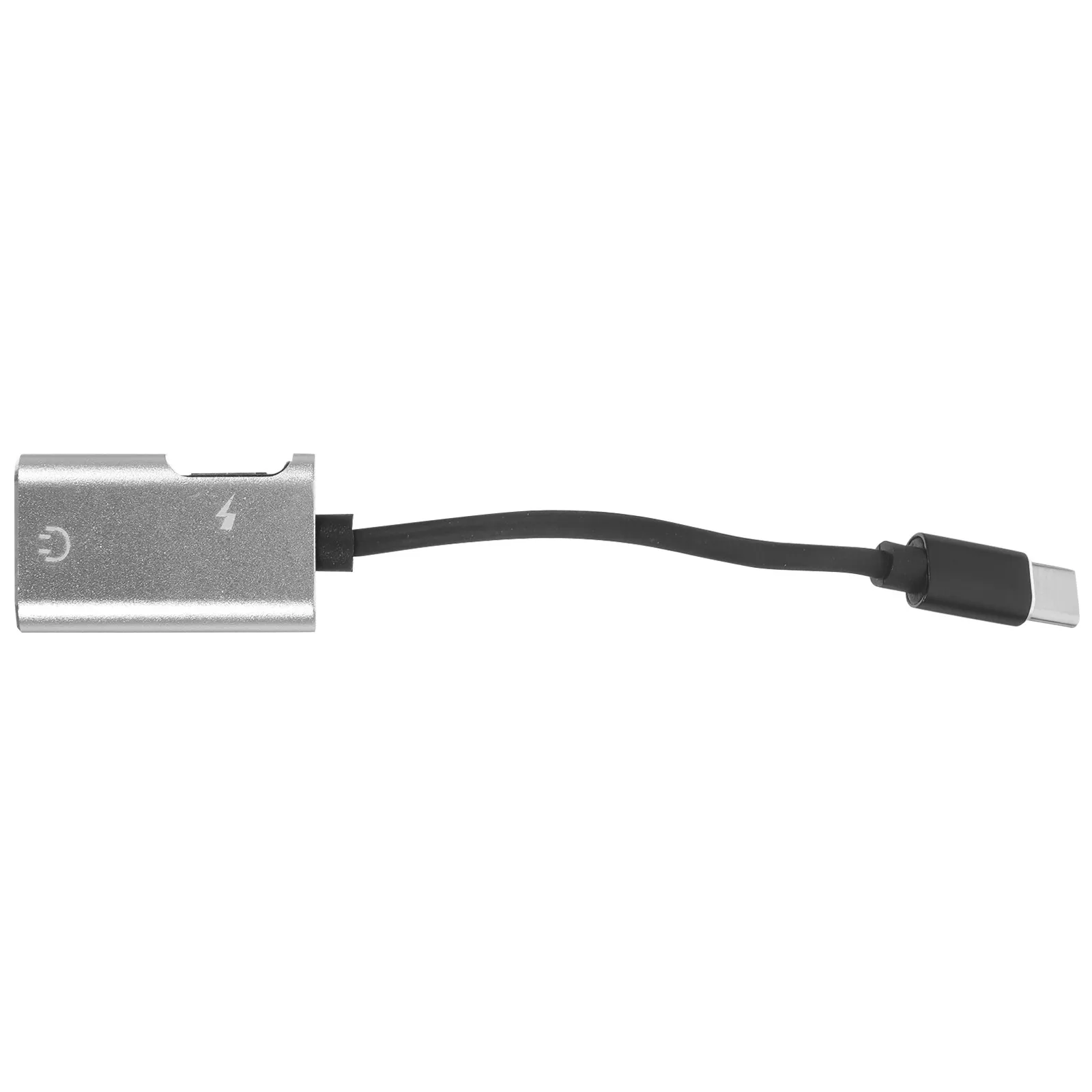 

USB C Headphone Adapter Solid Aluminum Alloy USB-C to 3.5mm Audio Adapter Charger Supply Compatible Laptop Computer Phone