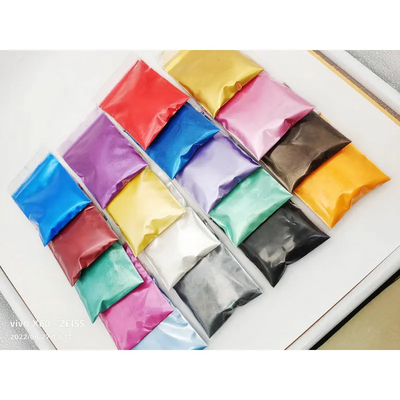 20g/bag Mica Pigments for Paint, Dye, Soap Making, Nail Polish, Epoxy Resin, Candle Making, Bath Bombs, Slime