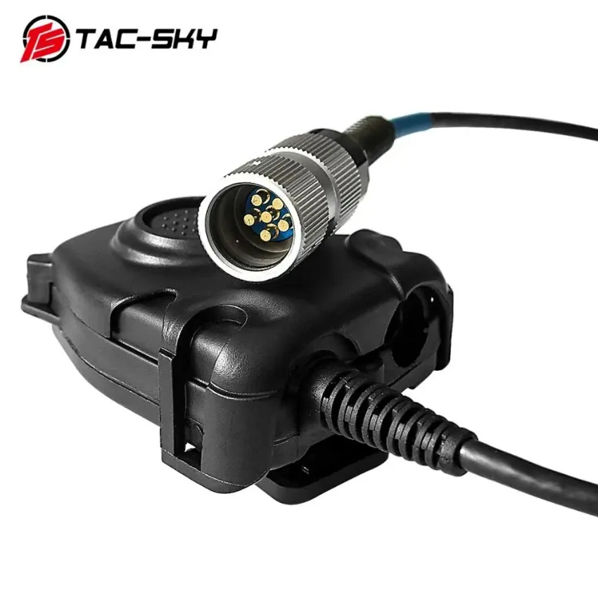 Ts TAC-SKY ptt 6 pin für pelto ptt taktisches headset für ein/prc152 152a militär walkie talkie modell radio militär