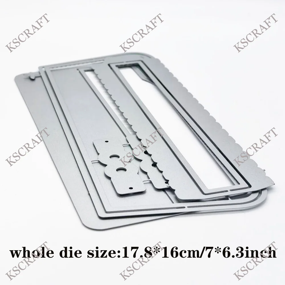 KSCRAFT كاندي بار محفظة قطع يموت الإستنسل DIY بها بنفسك سكرابوكينغ النقش الزخرفية DIY بها بنفسك ورقة بطاقات #5